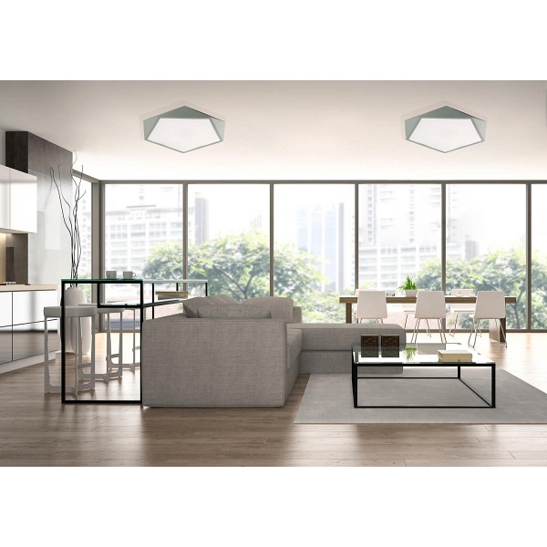 Plafon Jonatan 52 popiel Lampex