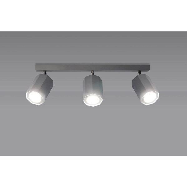 Plafon Hex 3 czarny Lampex