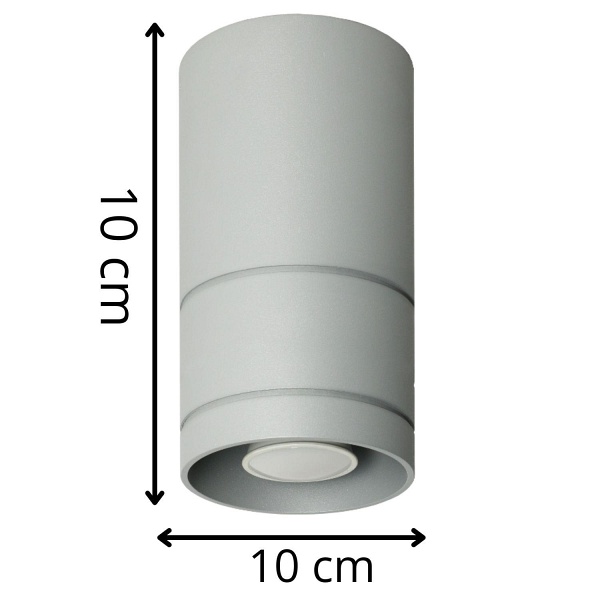 Lampa sufitowa Diego 20 popiel Lampex