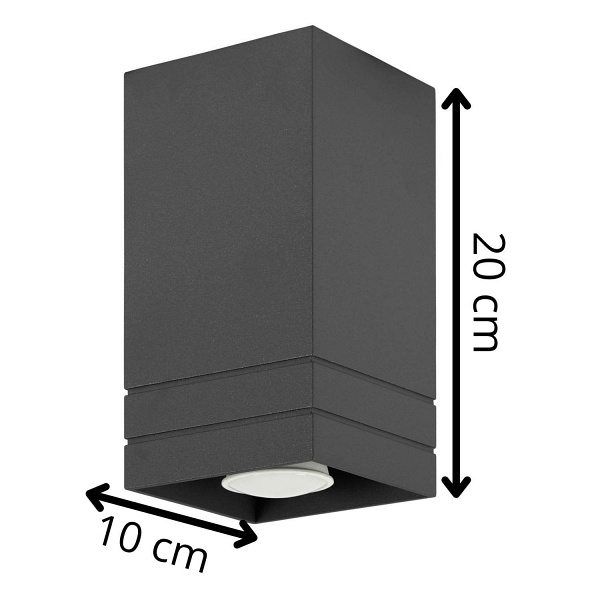 Lampa sufitowa Neron A czarna Lampex