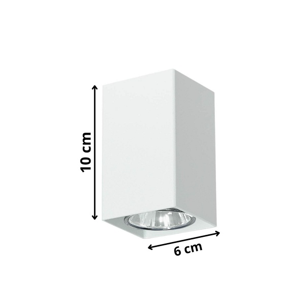 Lampa sufitowa Neron B biała Lampex