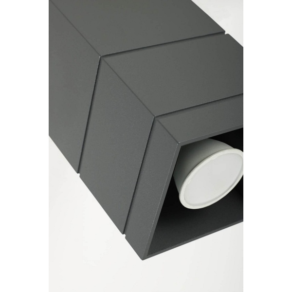 Lampa sufitowa Neron B czarna Lampex