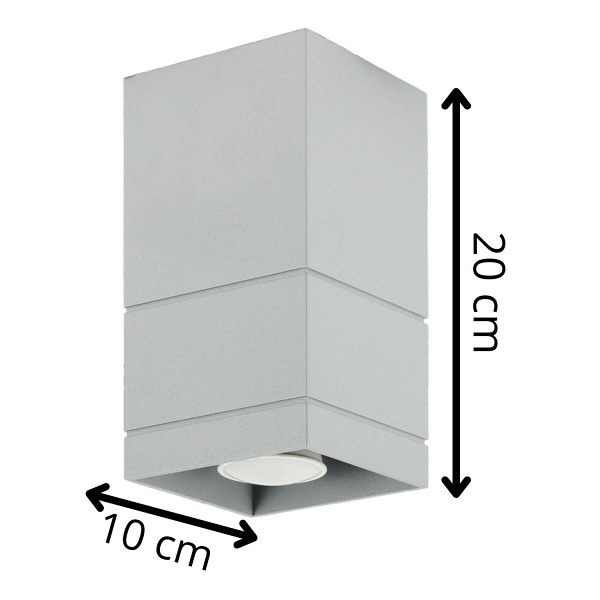 Lampa sufitowa Neron B popiel Lampex