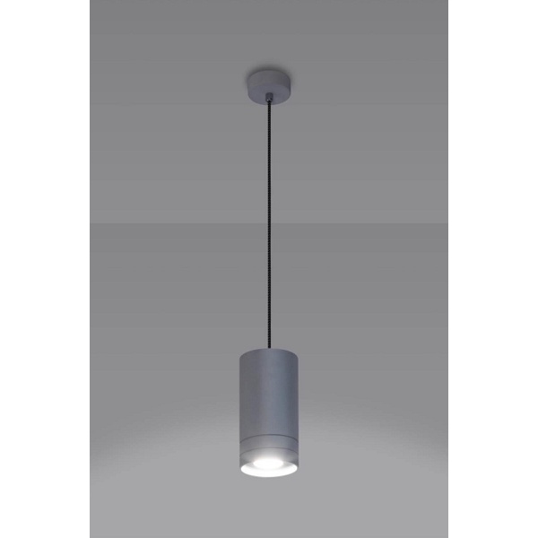 Lampa wisząca Simon 1 popiel Lampex