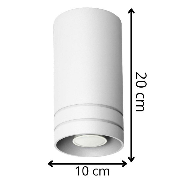 Lampa sufitowa Simon biała Lampex