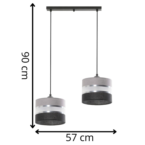 Lampa wisząca Donato 2L Lampex