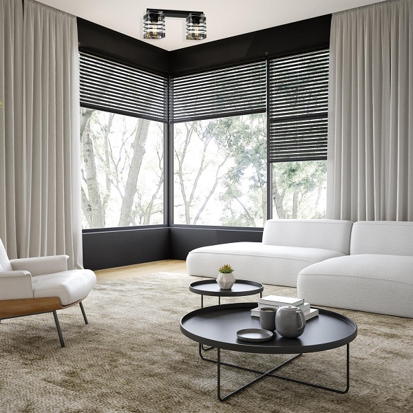 Listwa Lampa Sufitowa do Kuchni Szklana Lampex