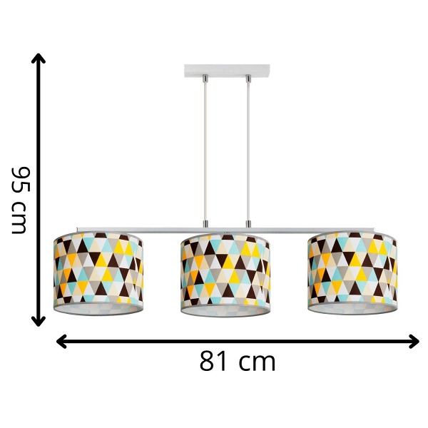 Lampa wisząca Hestia 3 Lampex