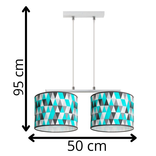 Lampa wisząca Demeter 2 Lampex