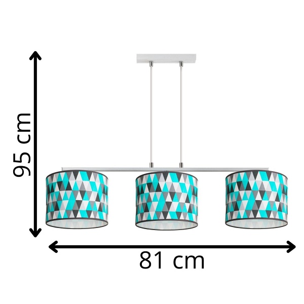 Lampa wisząca Demeter 3 Lampex
