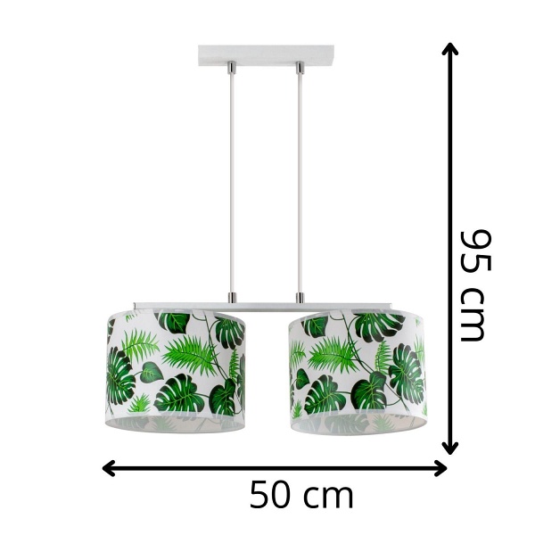 Lampa wisząca Monstera 2 Lampex