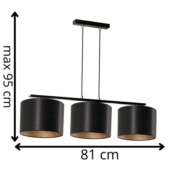 Lampa wisząca Ares 3 Lampex