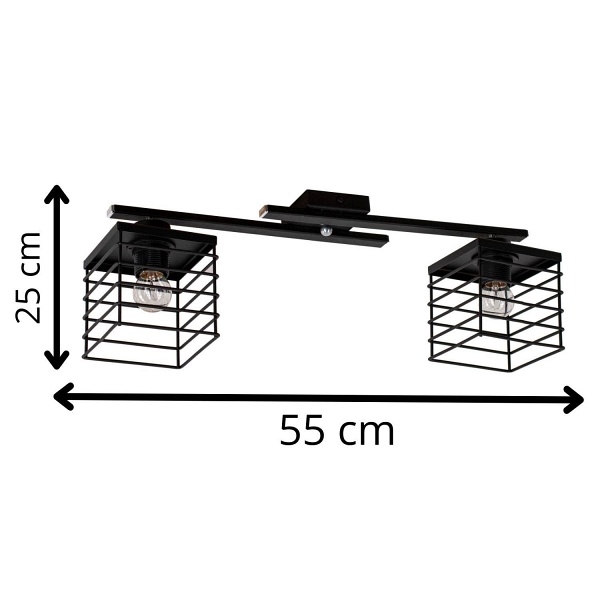 Lampa sufitowa Verox 2P Lampex