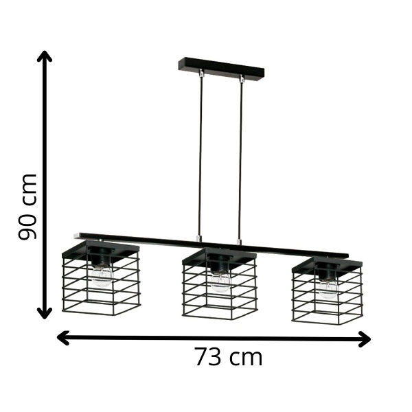 Lampa wisząca Verox 3 Lampex