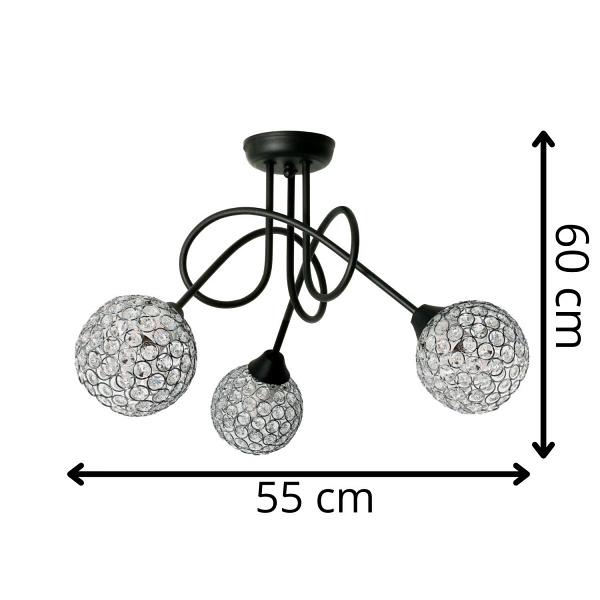 Żyrandol Amado 3 Lampex