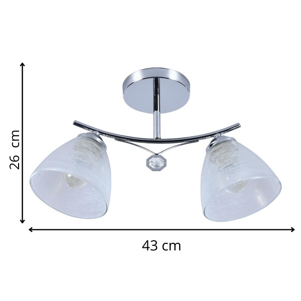 Żyrandol Vasto 2 Lampex