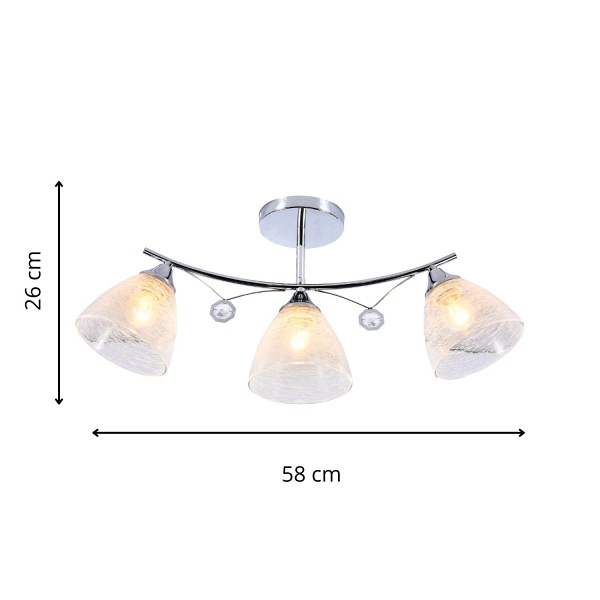 Żyrandol Vasto 3 Lampex