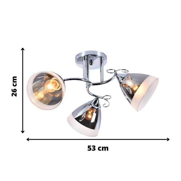 Żyrandol Loreto 3 Lampex