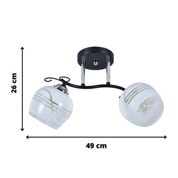 Żyrandol Abelia 2 Lampex