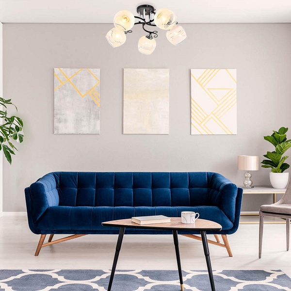 Żyrandol Abelia 5 Lampex