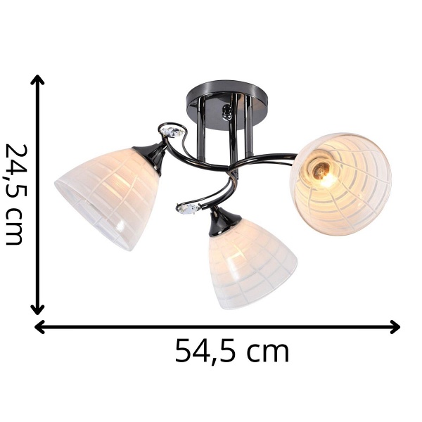 Żyrandol Signes 3 Lampex