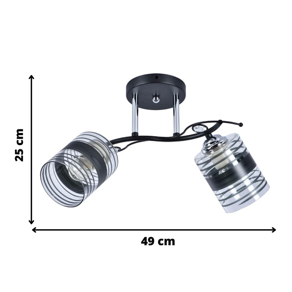 Żyrandol Aster 2 Lampex