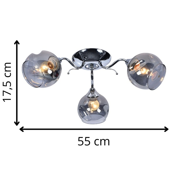 Żyrandol Rivoli 3 Lampex