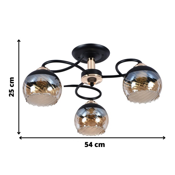 Żyrandol Matera 3 Lampex