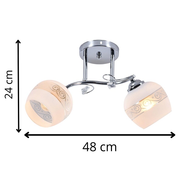Żyrandol Sorano 2 Lampex