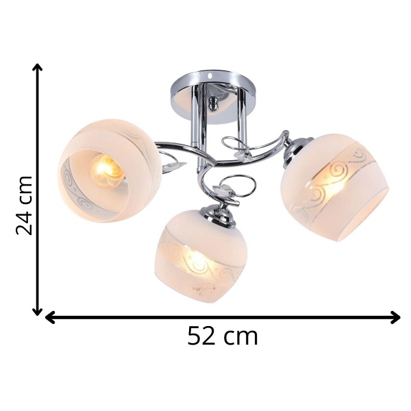 Żyrandol Sorano 3 Lampex