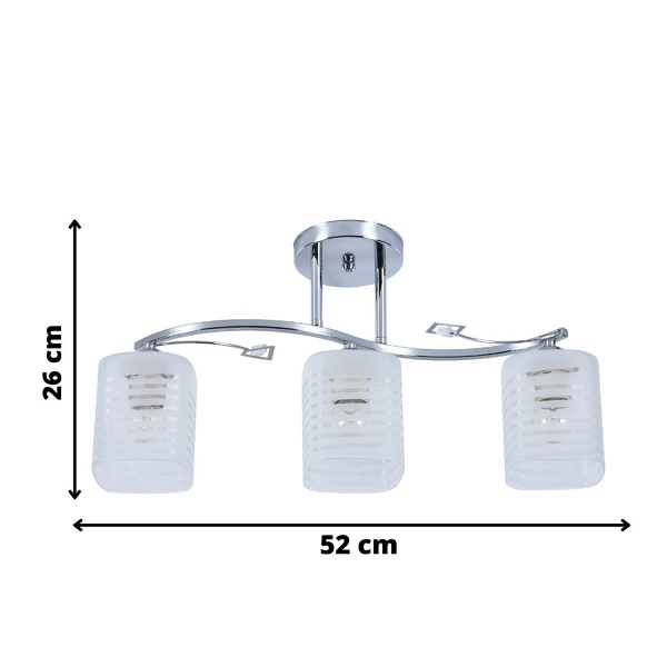 Żyrandol Varsi 3 Lampex