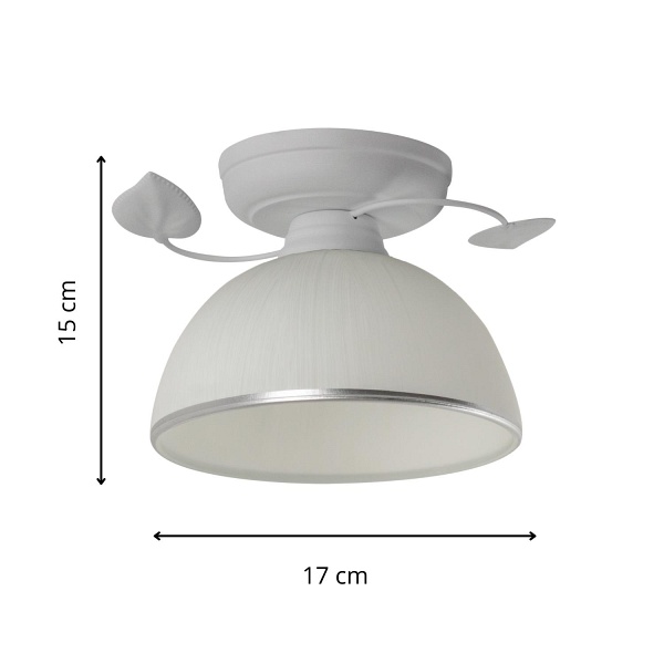 Lampa sufitowa Tanzania A biała Lampex