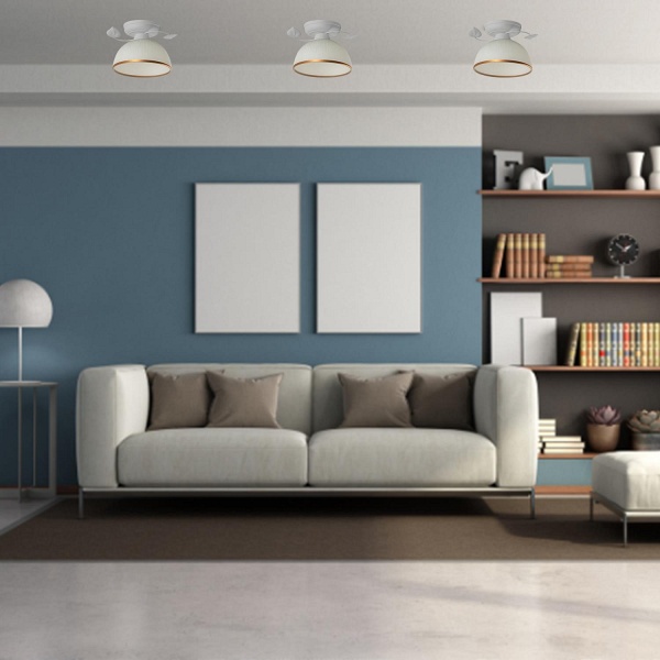 Lampa sufitowa Tanzania B biała Lampex