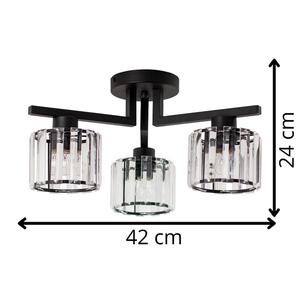 Lampa sufitowa Donito 3 Lampex