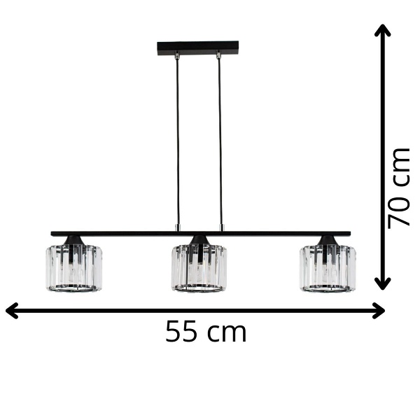 Lampa wisząca Donito 3L Lampex
