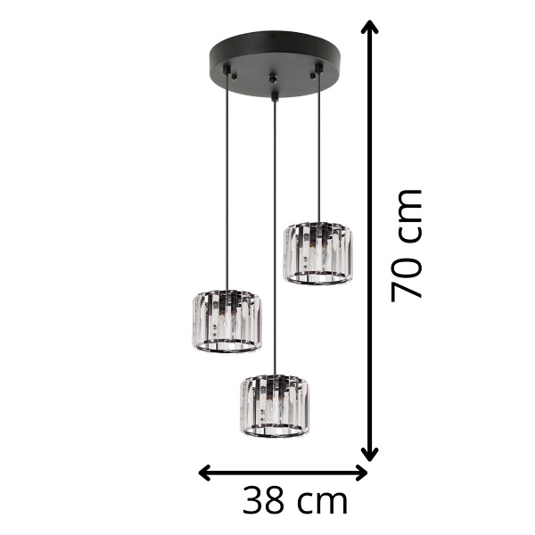 Lampa wisząca Donito 3P Lampex