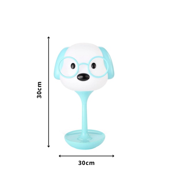 Lampka dekoracyjna Puppy niebieska Lampex