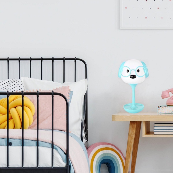 Lampka dekoracyjna Puppy niebieska Lampex