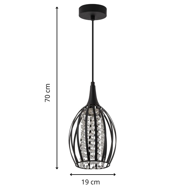Lampa wisząca Brylant 1 Lampex