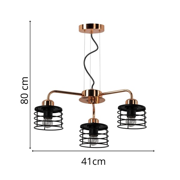 Żyrandol Magi 3 Lampex