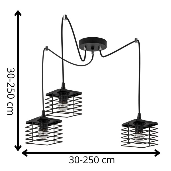 Lampa wisząca Milbo Z3 Lampex