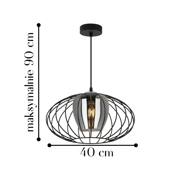 Lampa wisząca Sofia 1 Lampex