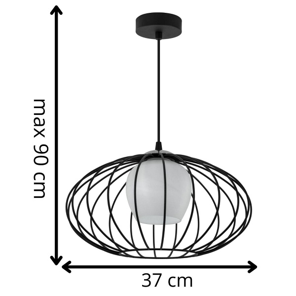 Lampa wisząca Laura 1 Lampex