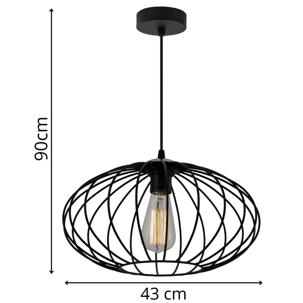 Lampa wisząca Elisa 1 Lampex
