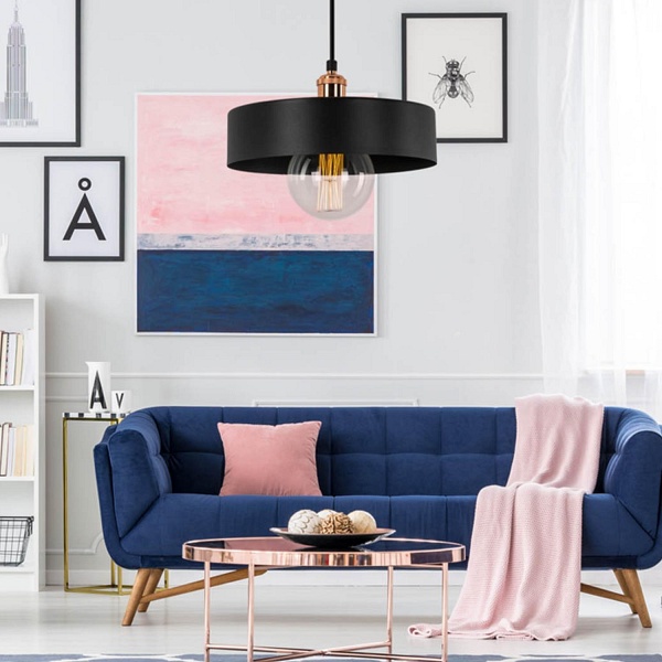 Lampa wisząca Tajo miedź Lampex