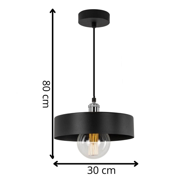 Lampa wisząca Tajo chrom Lampex