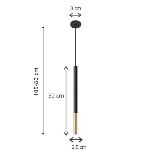 Lampa wisząca Valerio 1 Lampex