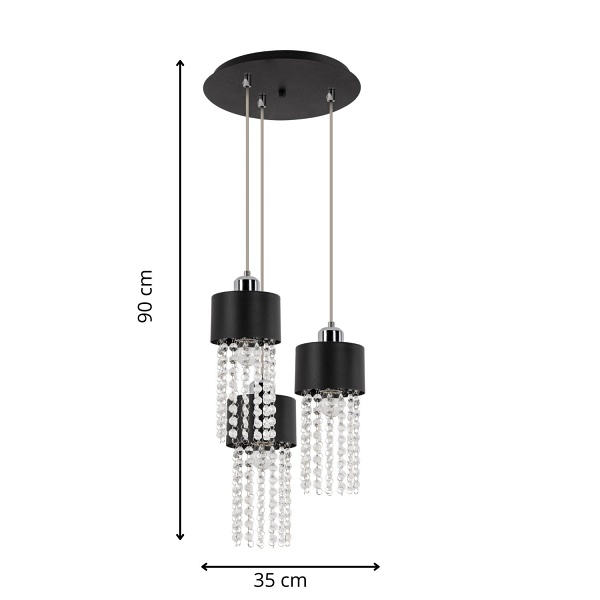 Lampa wisząca Tivo 3P Lampex