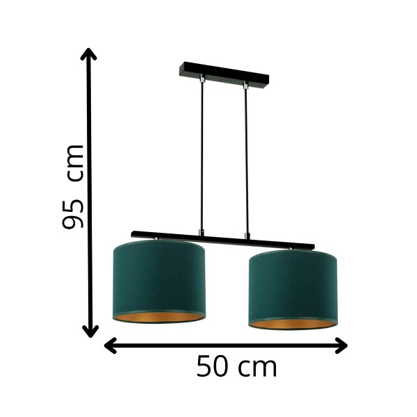 Lampa wisząca Agello 2 Lampex