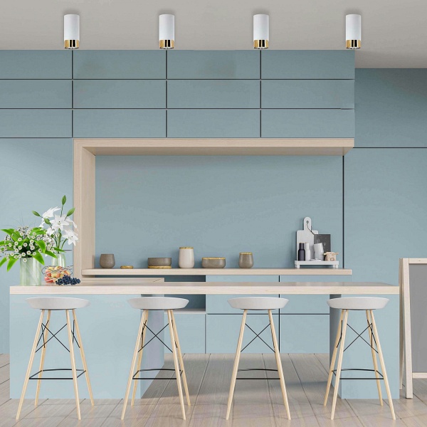 Lampa sufitowa Glori 1P biała Lampex